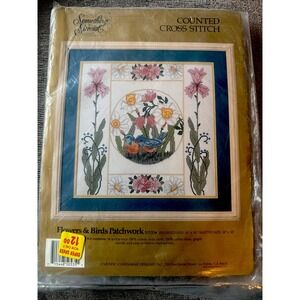 Something Special -Counted Cross Stitch Kit 50535 Flowers & Birds Patchwork 1990